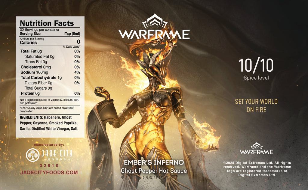 Warframe Hot Sauce 5-Pack